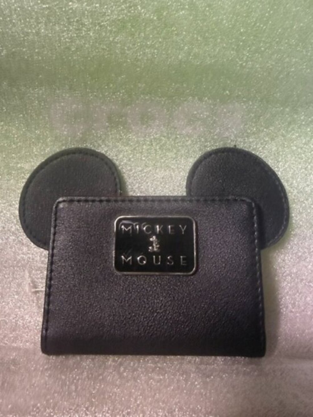 Disney Mickey Mouse Ears Card Wallet ID Holder Snap Closure NWT